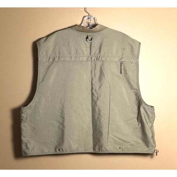 Cabelas Vest Fishing Hunting Camera Willow Creek Vest Light Driftwood XL - Picture 3 of 9